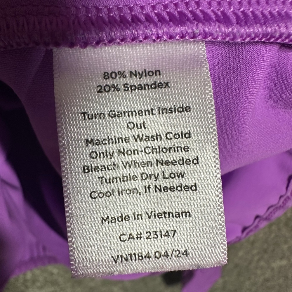 T by Talbots Performance Interlock Drawstring‎ Pullover Purple Medium Petite MP - Picture 6 of 6